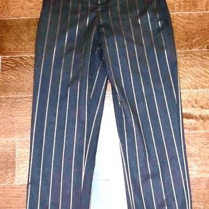 SCANLAN & THEODORE Stripe High Waist Pants - NEW - US 2 / XS / AU 6